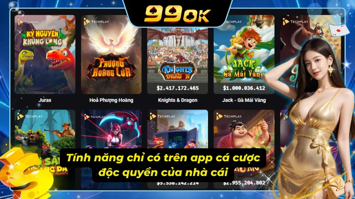 Thông báo real-time và cược nhanh là lợi thế chỉ app mới có